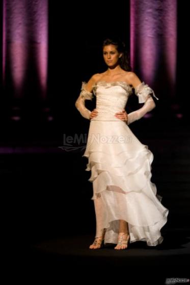 Abito da sposa in organza