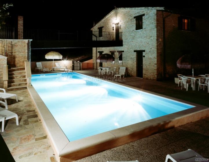 Piscina di notte