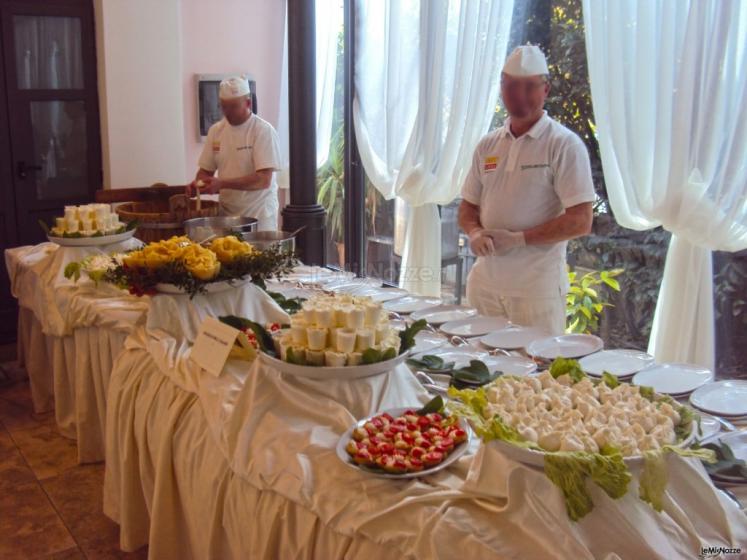 Il Vittoriano Ricevimenti - Il buffet degli antipasti