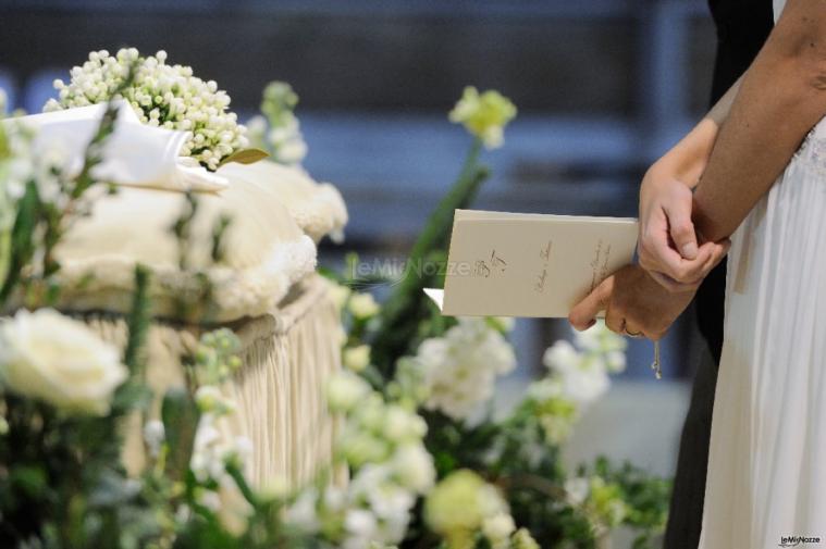 Momento della cerimonia di matrimonio