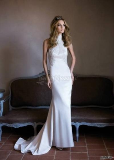 Abito da sposa con ricami e strascico - Modello Annalisa di Alessandra R.