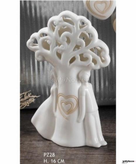 Divina Italian Creations - Bomboniera lampada led albero della vita love