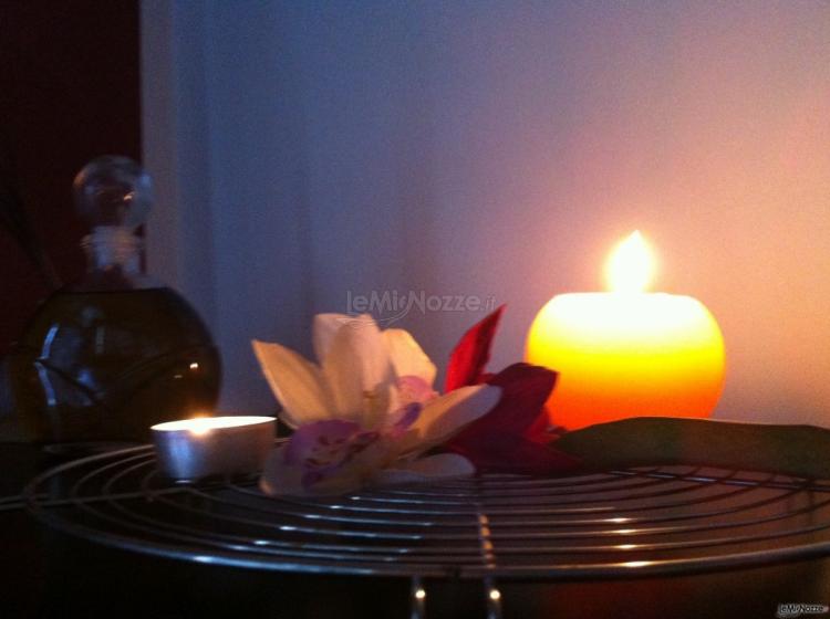 Candele profumate per il relax degli sposi