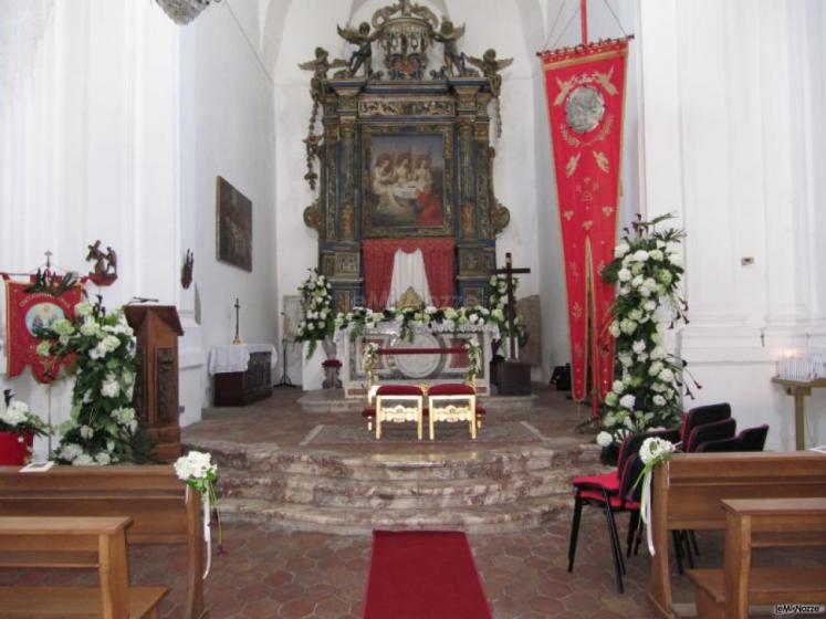 Addobbo floreale chiesa