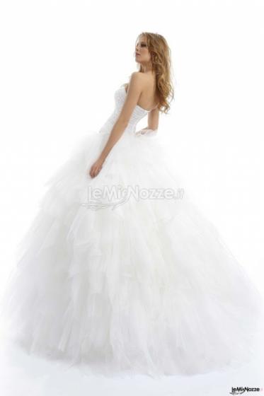 Abito da sposa con gonna in tulle - Modello Stella