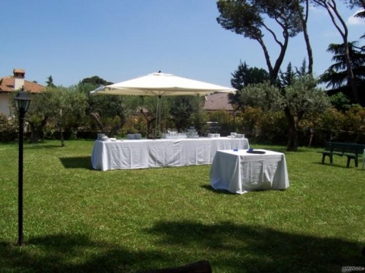 Giardino della location di matrimonio