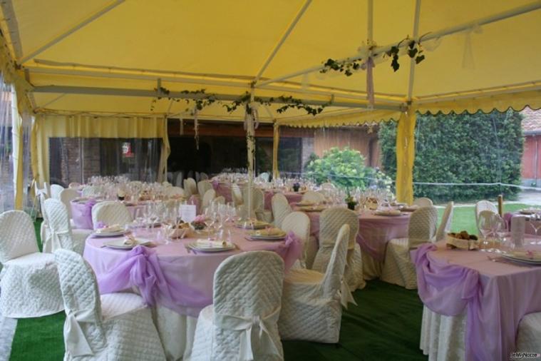 Matrimonio sotto il gazebo