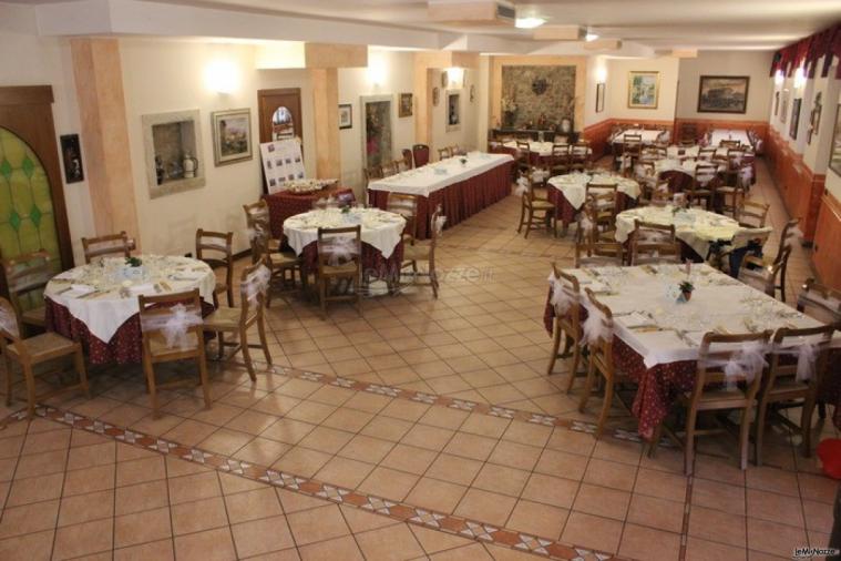 Sala interna per il ricevimento di nozze